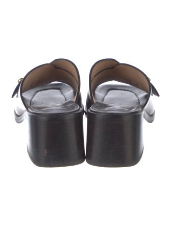 Acne Studios Leather Slides