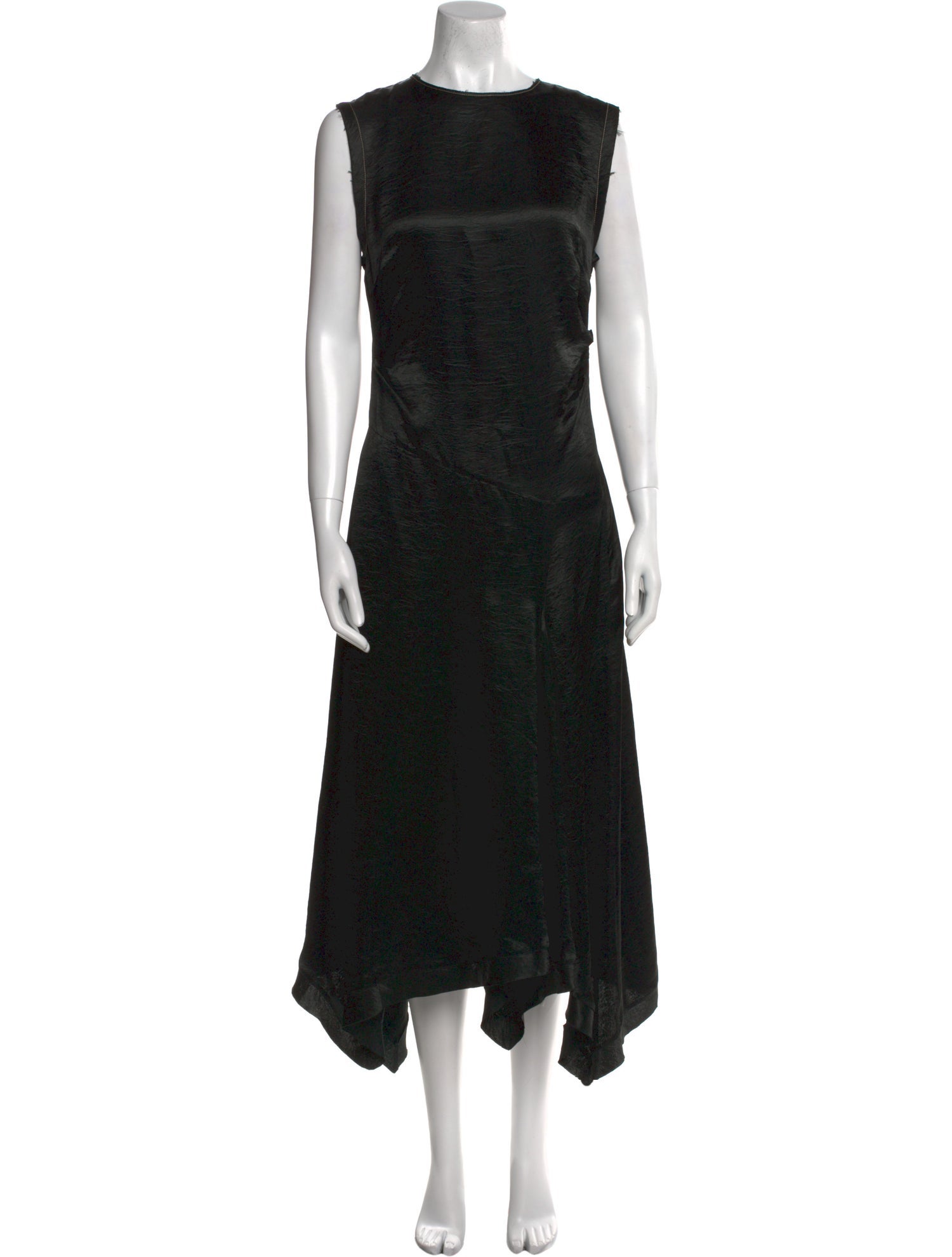 Acne Studios Crew Neck Long Dress