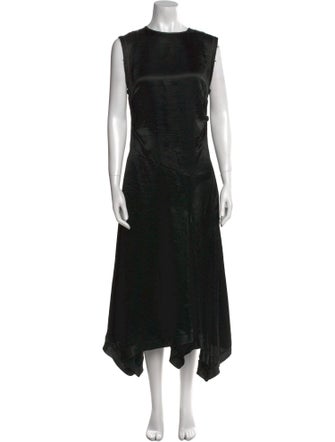 Acne Studios Crew Neck Long Dress