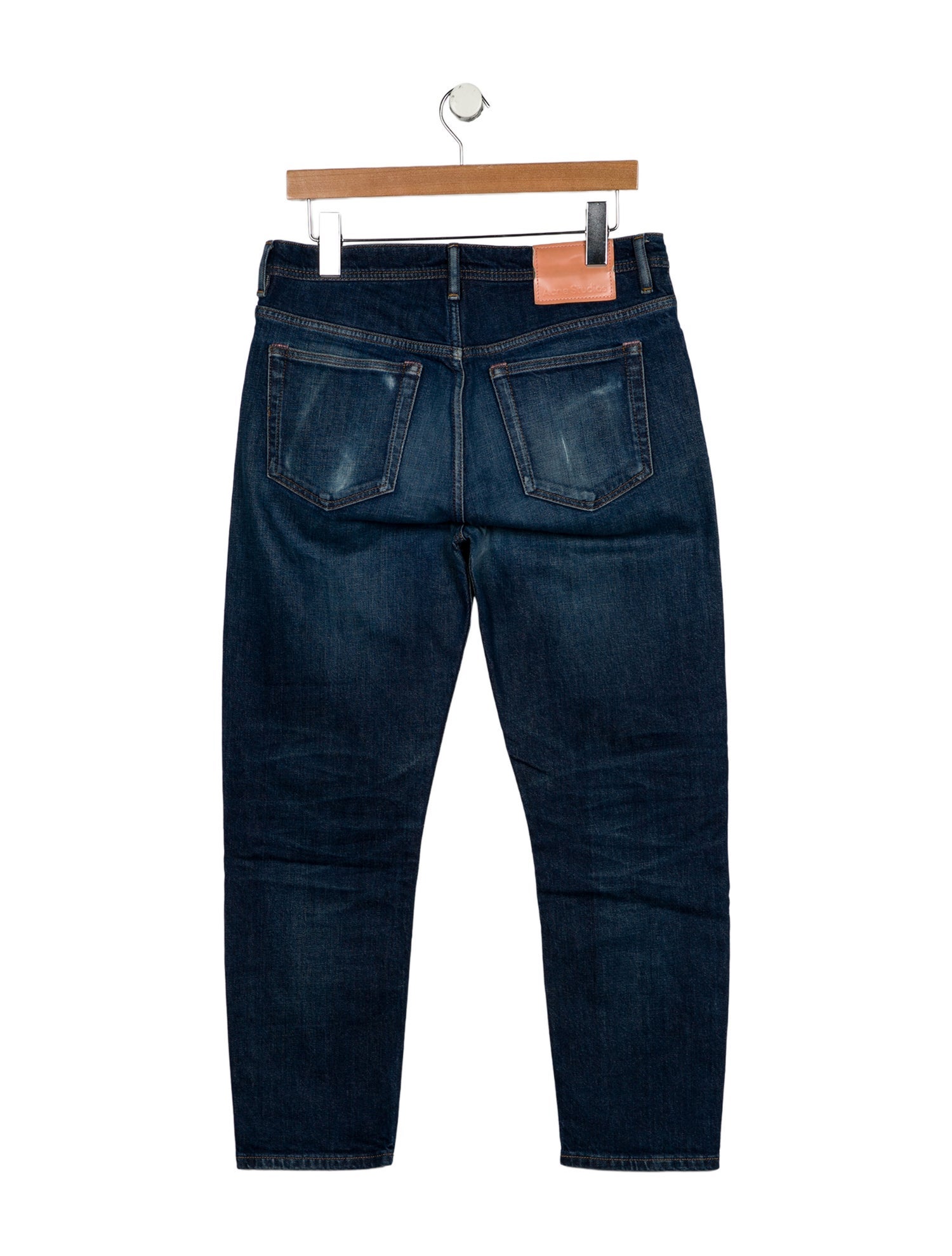 Acne Studios Mid-Rise Straight Leg Jeans