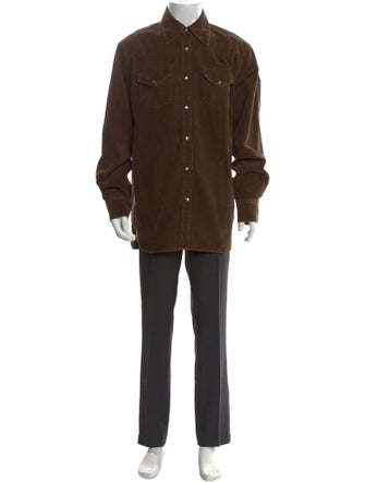 Acne Studios Western Corduroy Long Sleeve Shirt