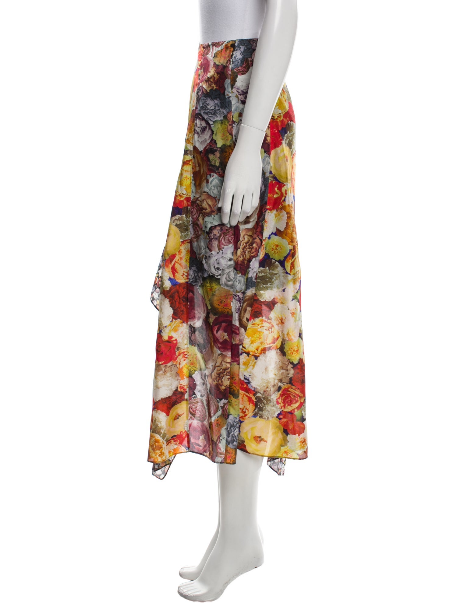 Acne Studios Silk Long Skirt