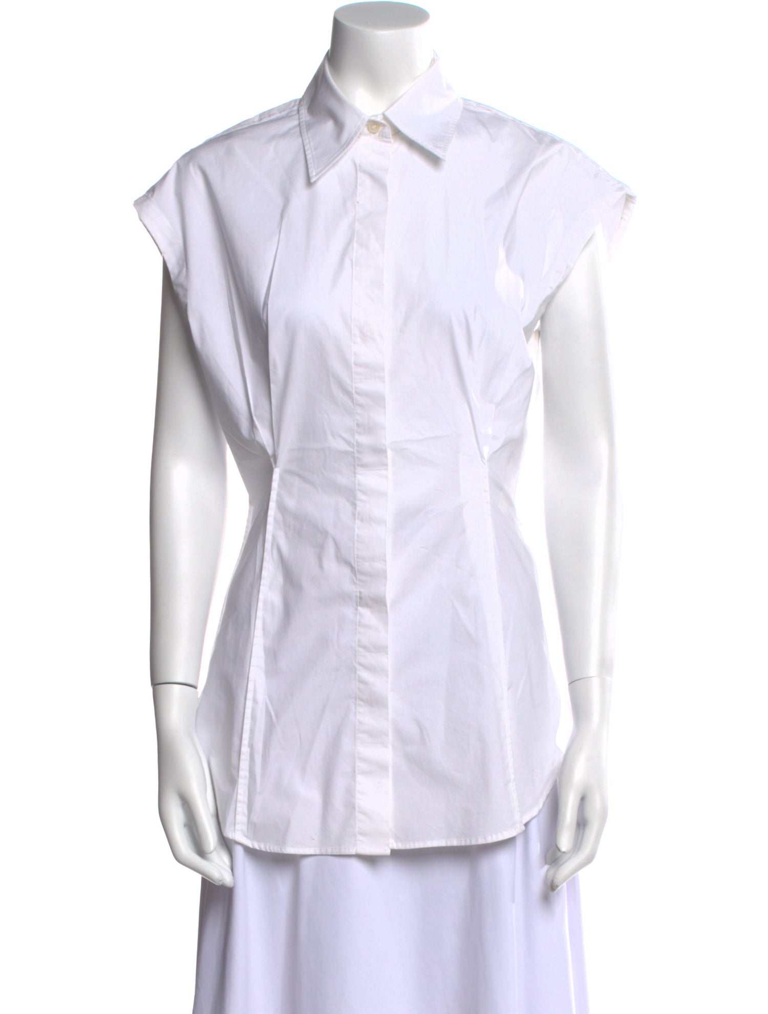 Acne Studios Short Sleeve Button-Up Top