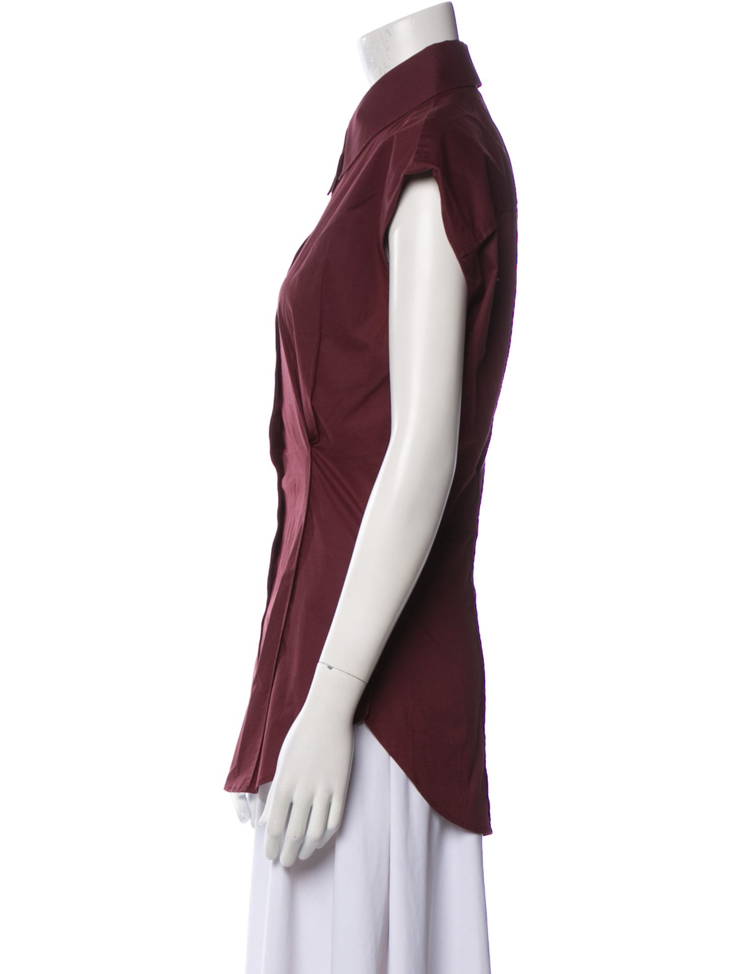 Acne Studios Short Sleeve Button-Up Top