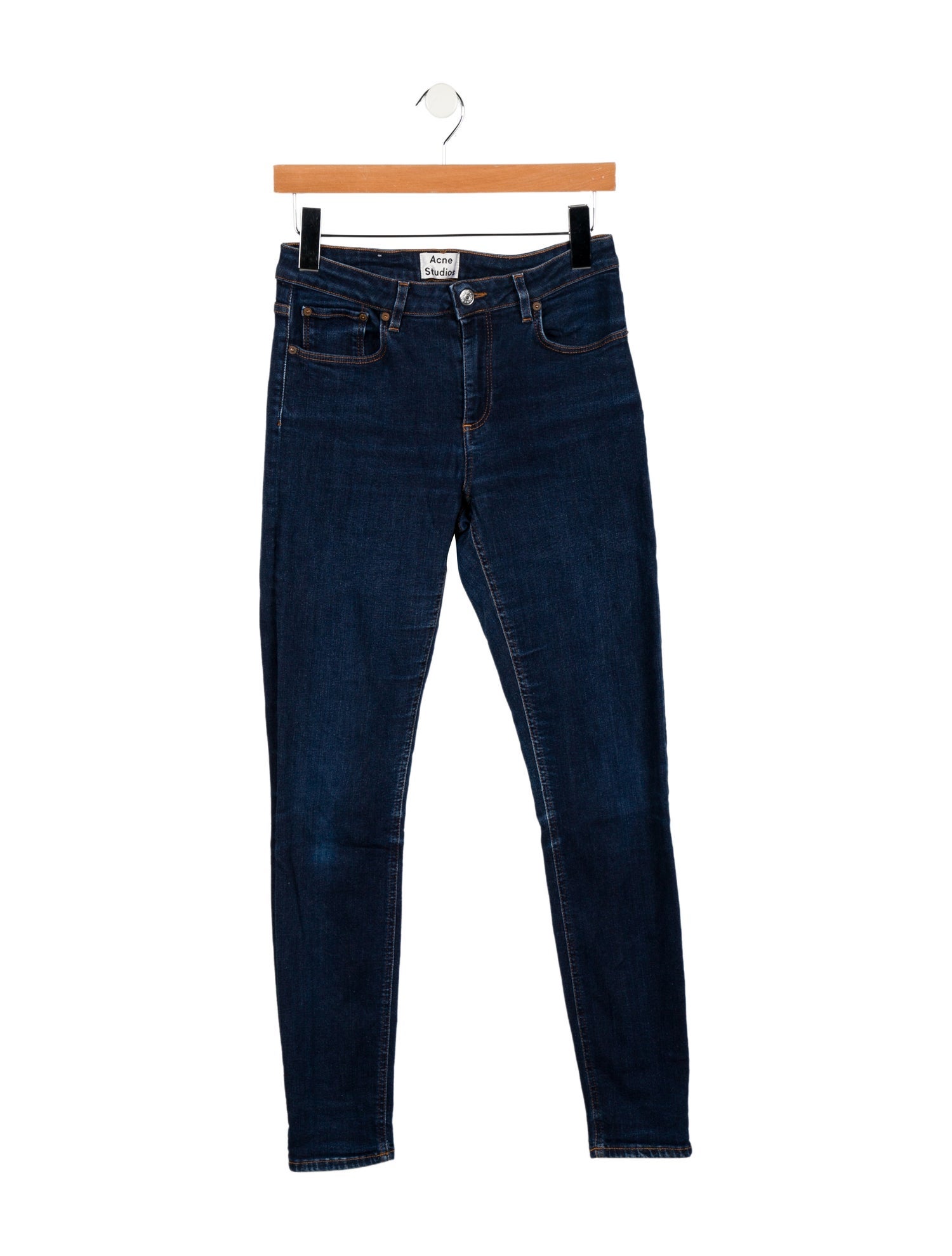 Acne Studios Mid-Rise Skinny Leg Jeans