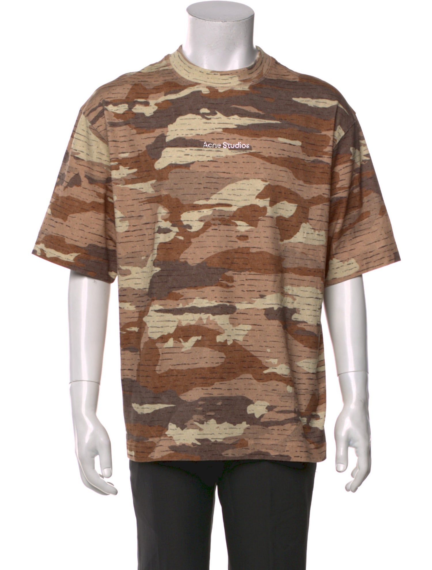 Acne Studios Printed Crew Neck T-Shirt