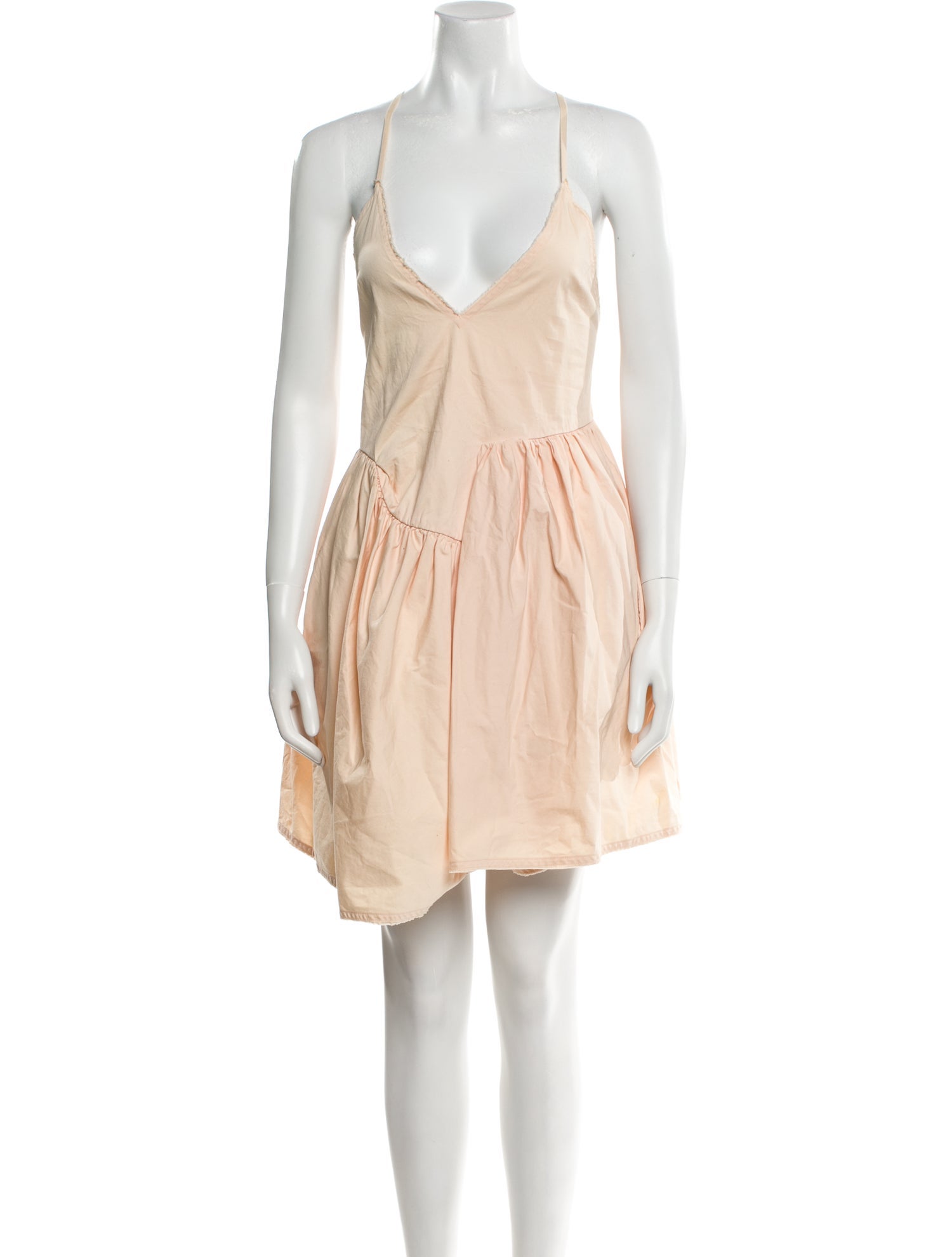 Acne Studios V-Neck Mini Dress