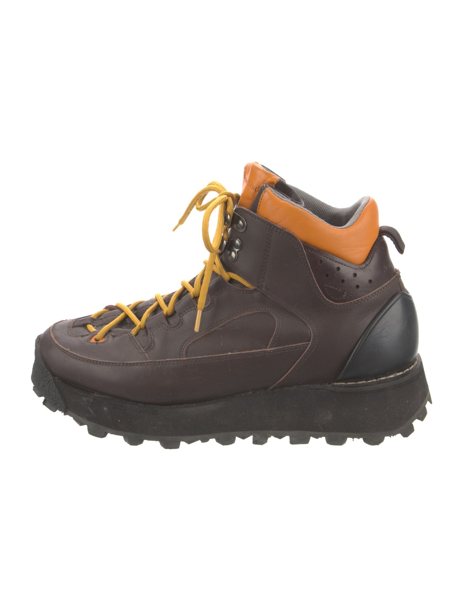 Acne Studios Leather Hiking Boots