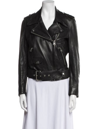 Acne Studios Leather Biker Jacket