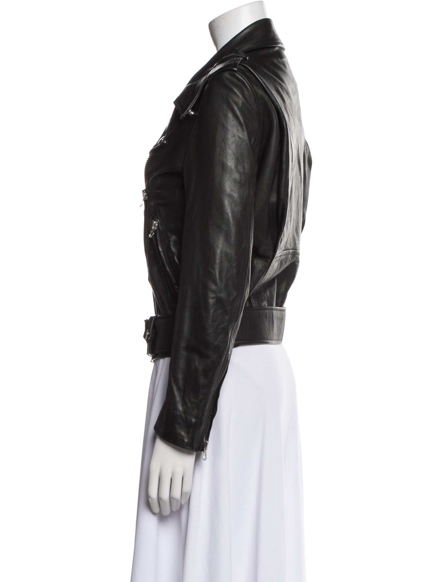 Acne Studios Leather Biker Jacket