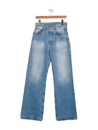 Acne Studios High-Rise Wide Leg Jeans