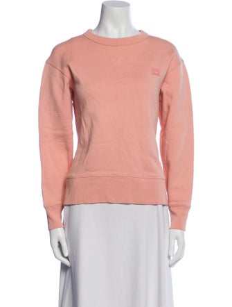 Acne Studios Crew Neck Long Sleeve Sweatshirt
