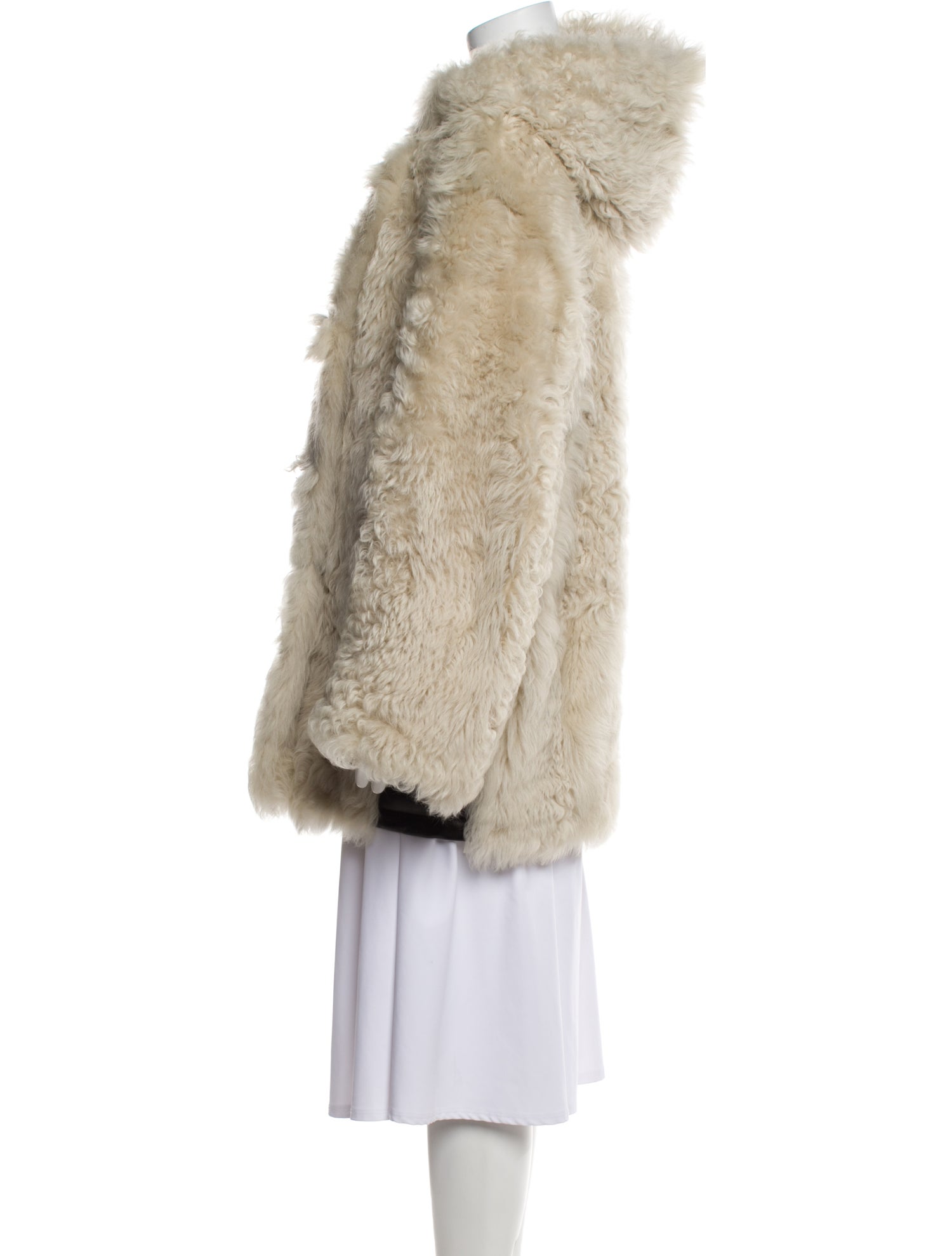 Acne Studios Shearling Fur Coat