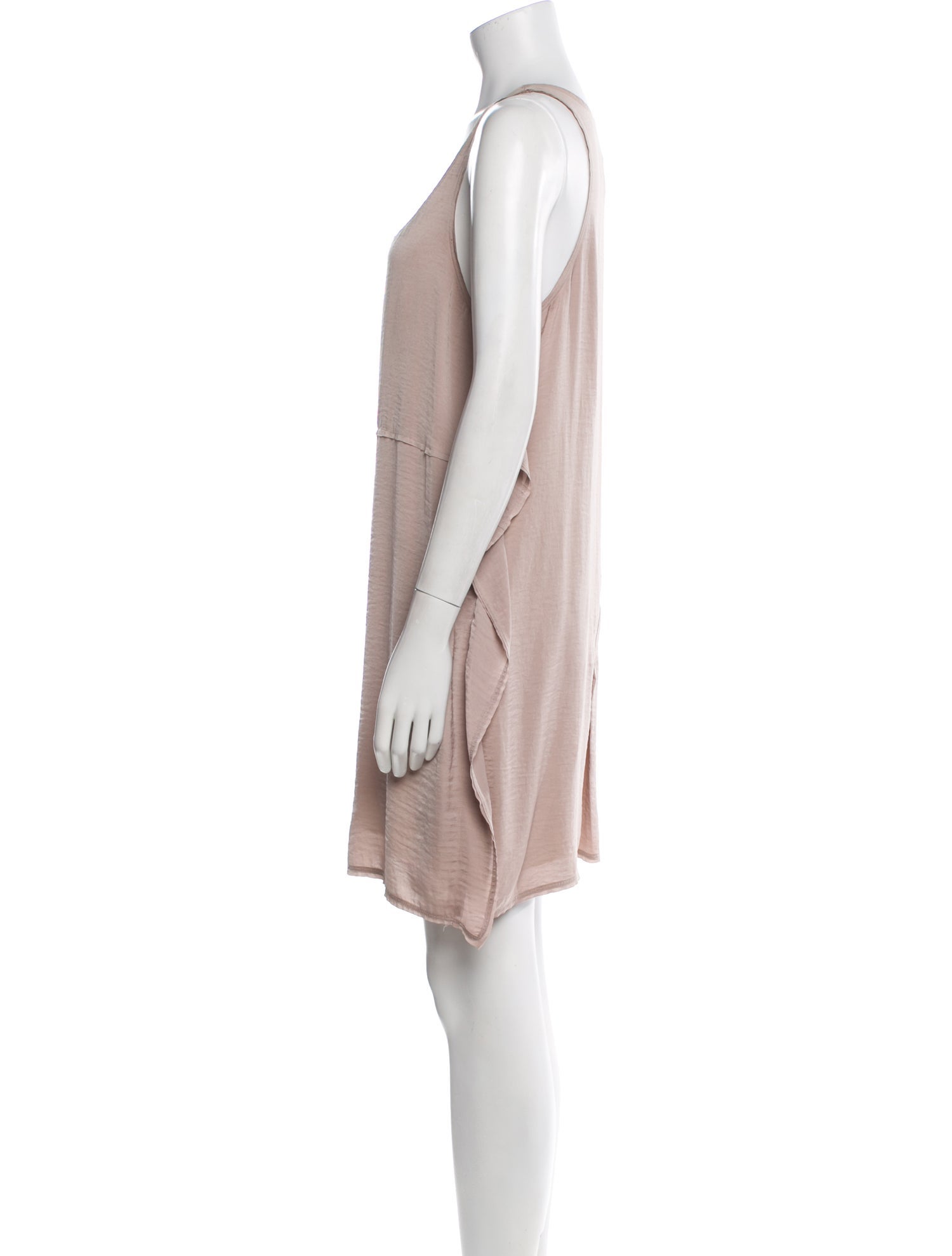 Acne Studios Scoop Neck Mini Dress