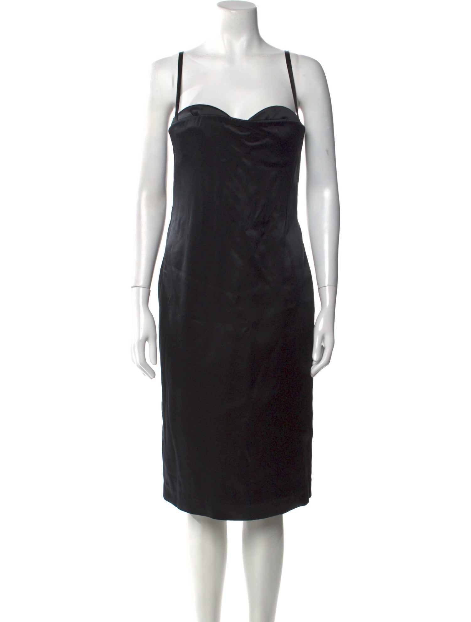 Acne Studios Cowl Neck Knee-Length Dress