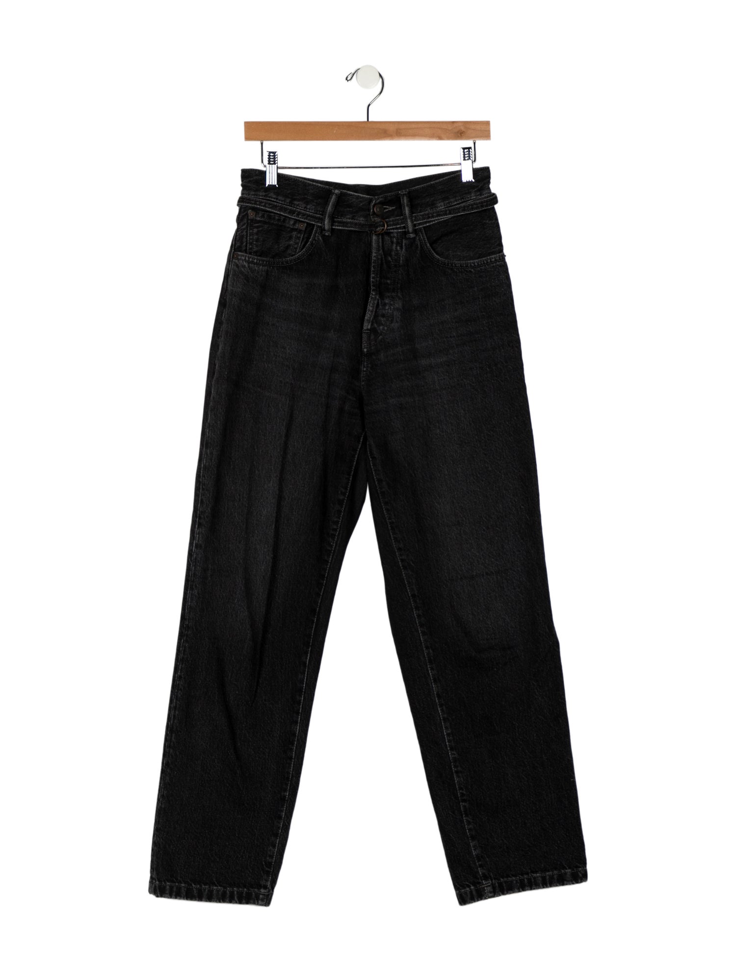 Acne Studios High-Rise Straight Leg Jeans
