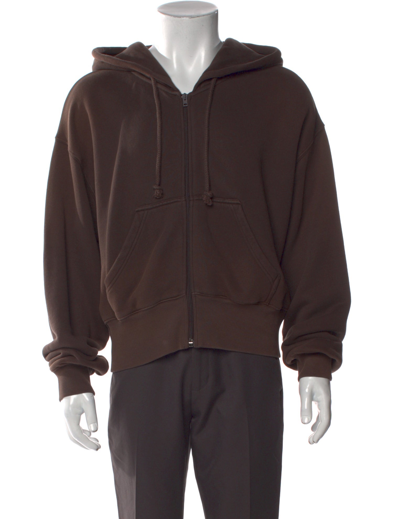 Acne Studios V-Neck Long Sleeve Hoodie