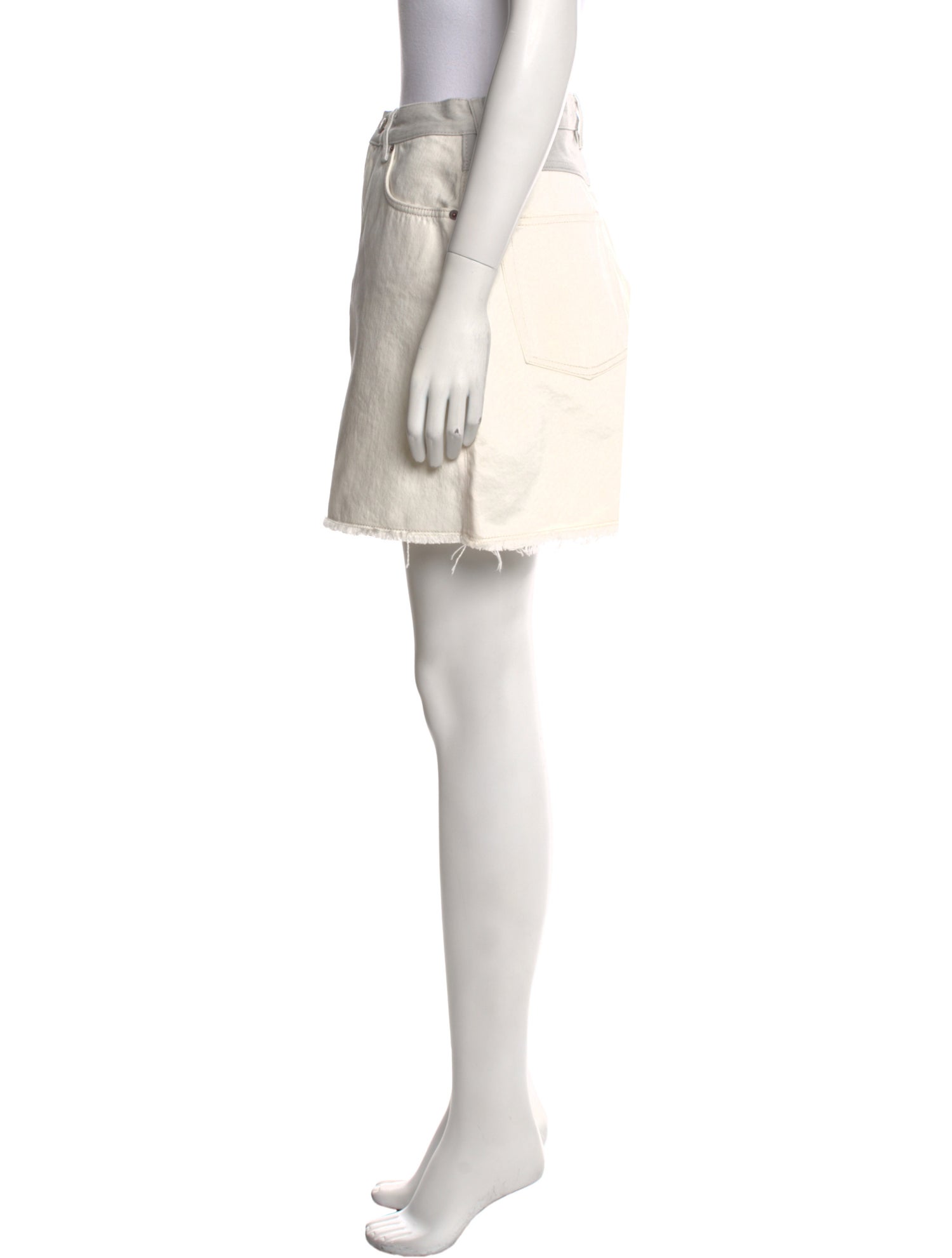 Acne Studios Fringe Trim Accent Mini Skirt