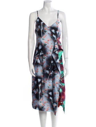 Acne Studios Silk Midi Length Dress