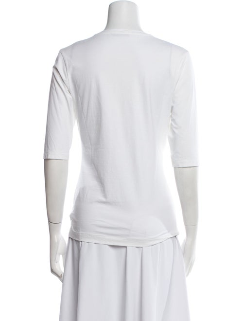 Acne Studios Crew Neck Three-Quarter Sleeve T-Shirt