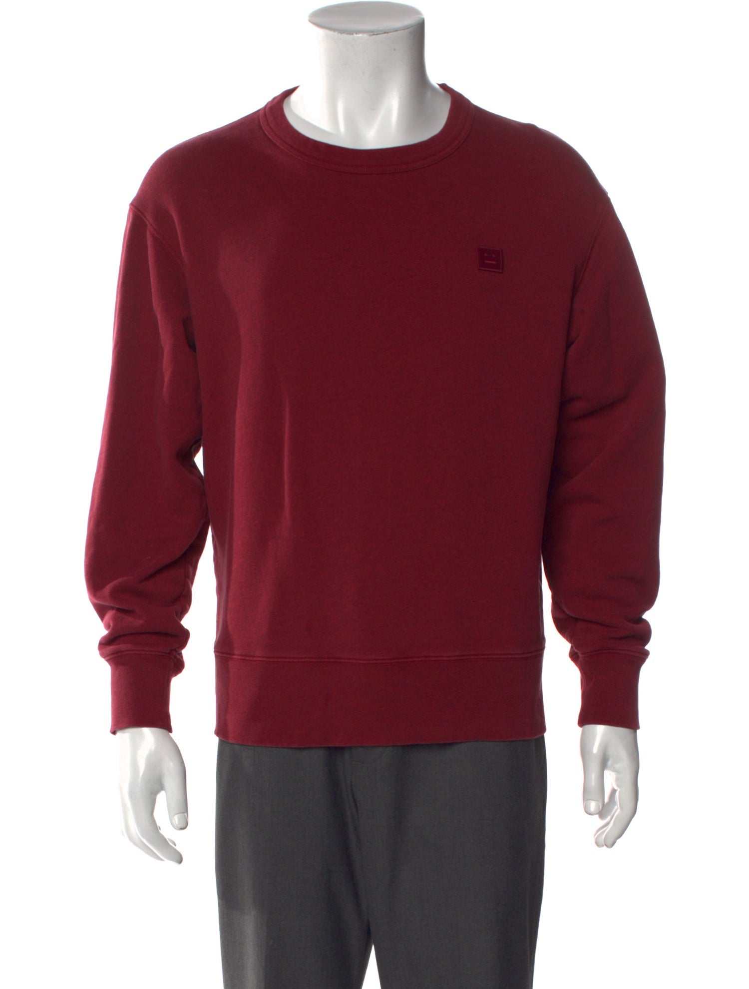 Acne Studios Crew Neck Long Sleeve Sweatshirt