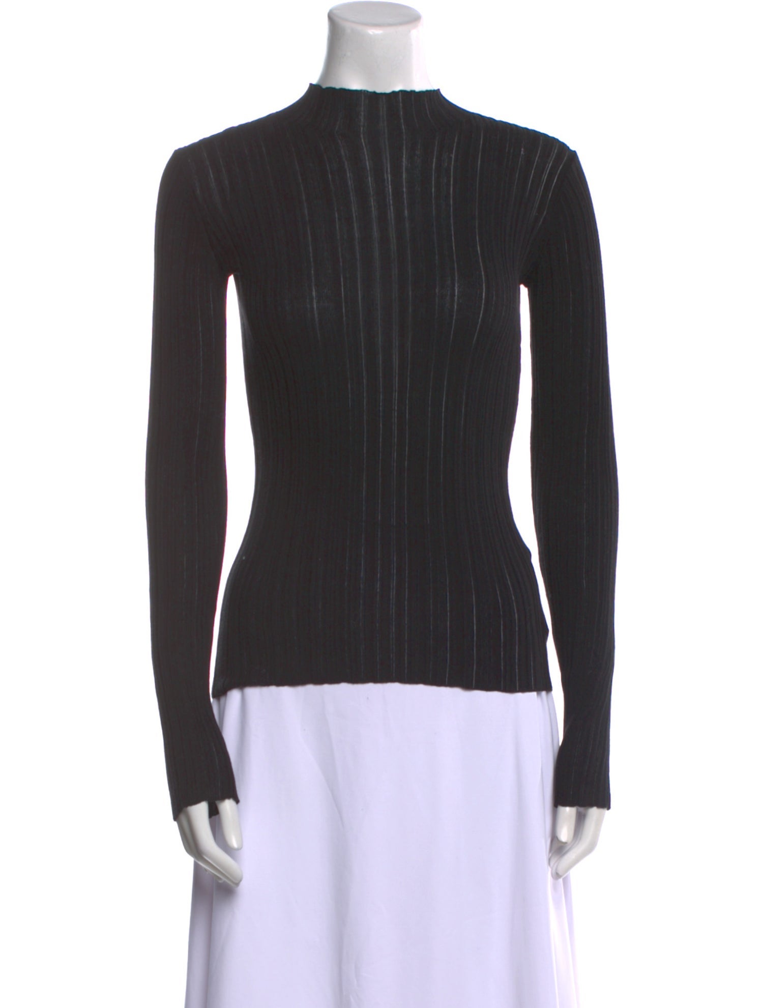 Acne Studios Mock Neck Long Sleeve Top