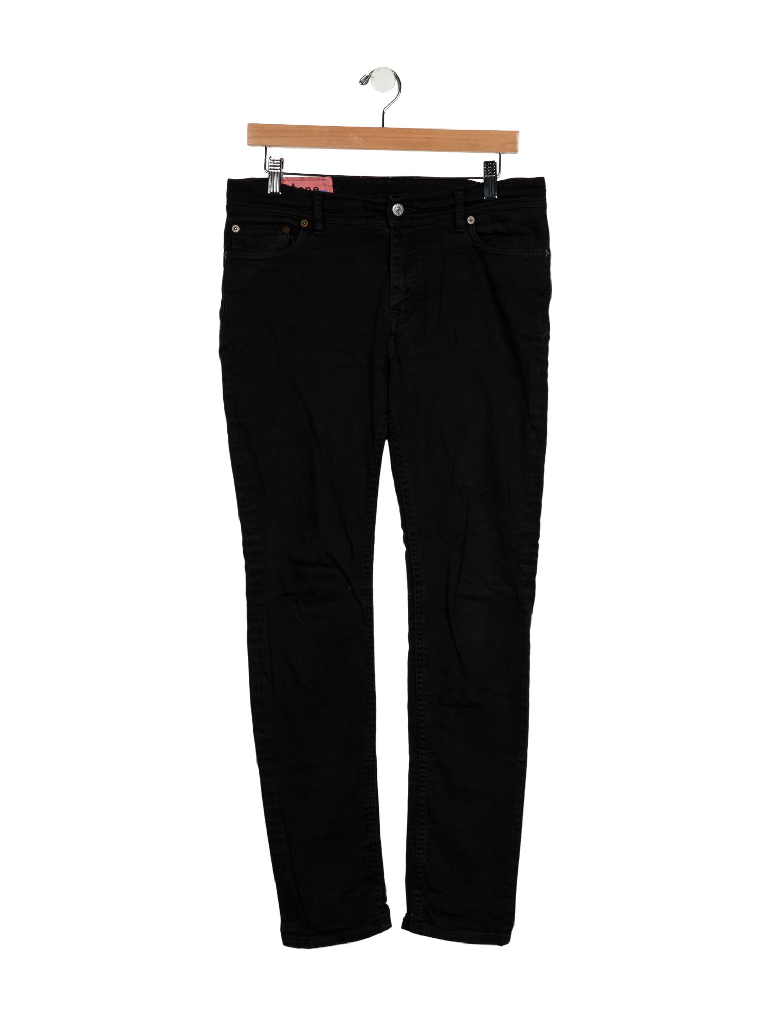 Acne Studios Mid-Rise Straight Leg Jeans