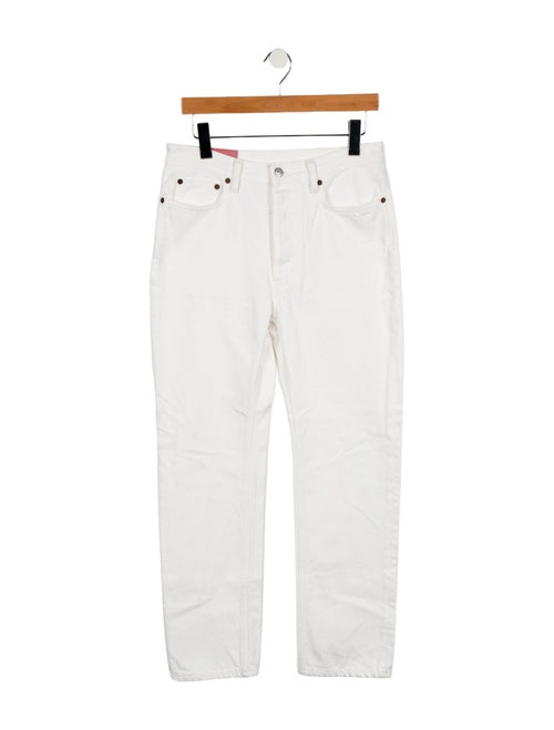 Acne Studios High-Rise Straight Leg Jeans