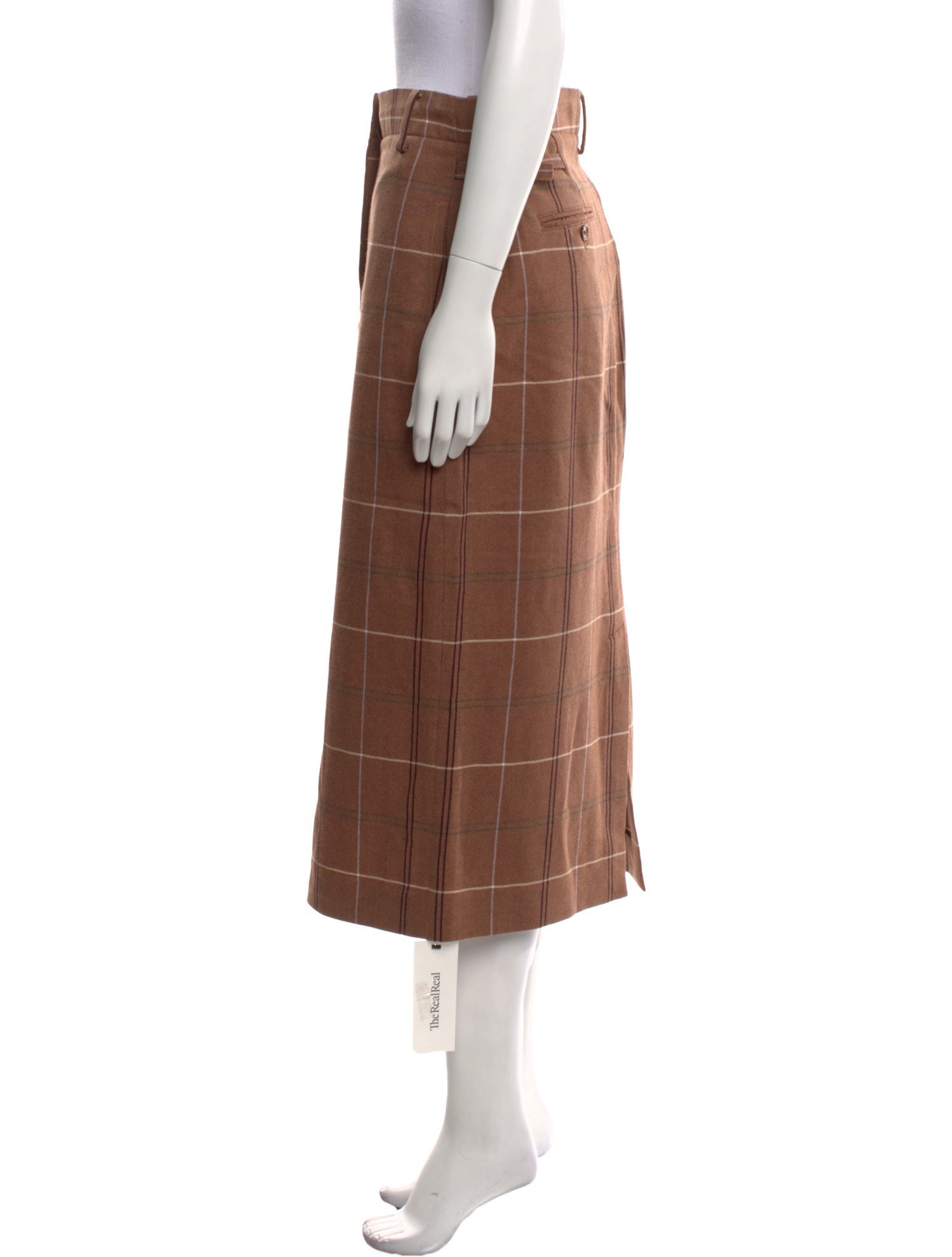 Acne Studios Wool Midi Length Skirt