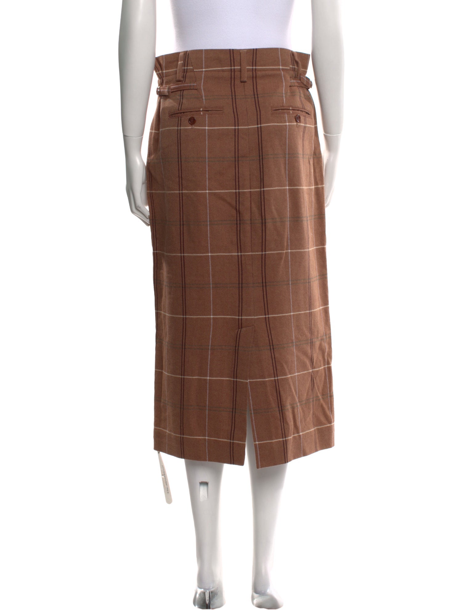 Acne Studios Wool Midi Length Skirt