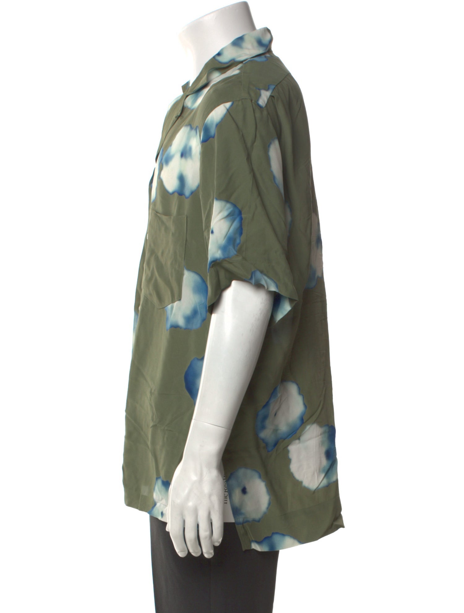 Acne Studios Tie-Dye Print Short Sleeve Shirt