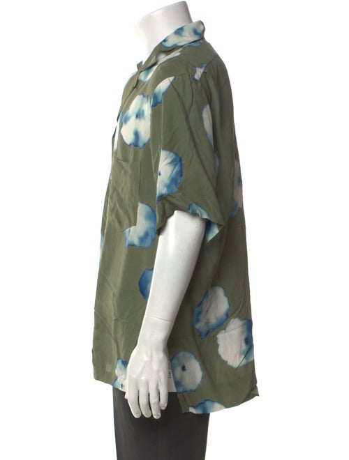 Acne Studios Tie-Dye Print Short Sleeve Shirt