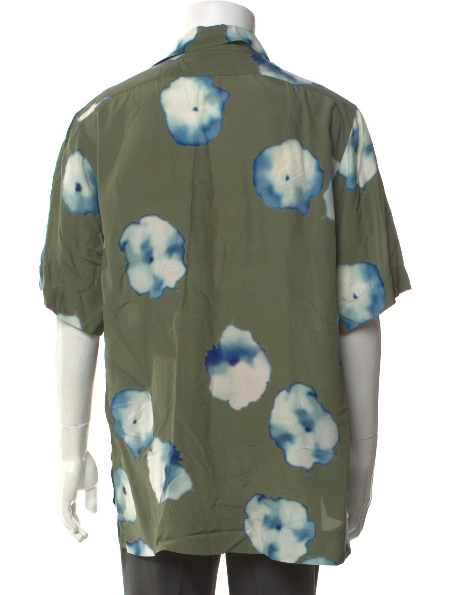 Acne Studios Tie-Dye Print Short Sleeve Shirt