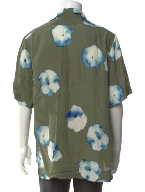 Acne Studios Tie-Dye Print Short Sleeve Shirt