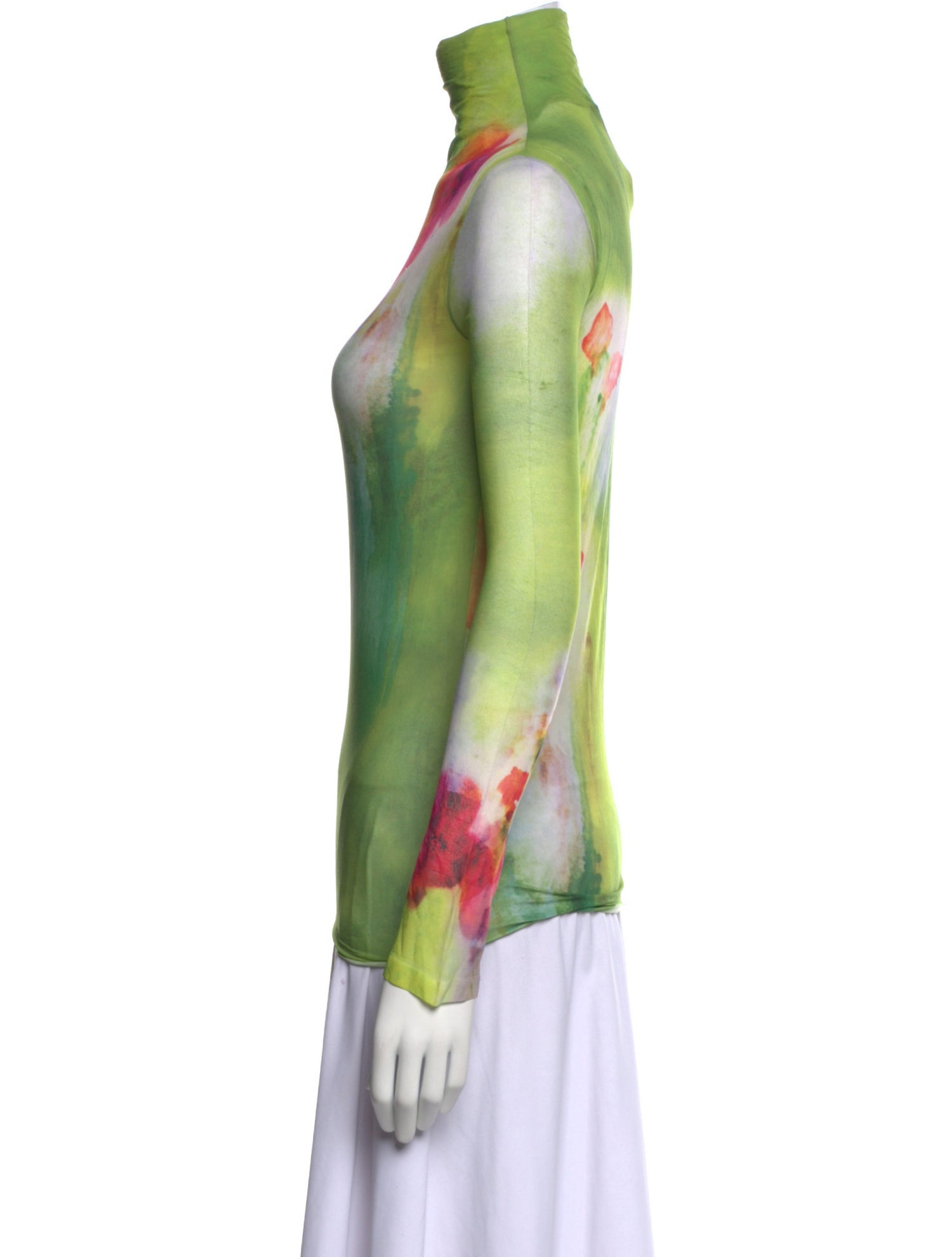 Acne Studios Printed Turtleneck Top