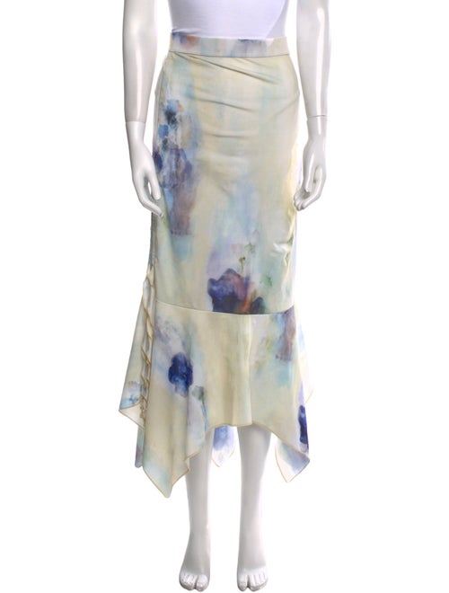 Acne Studios Printed Midi Length Skirt