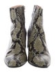 Acne Studios Snakeskin Animal Print Boots