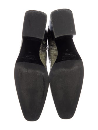 Acne Studios Snakeskin Animal Print Boots