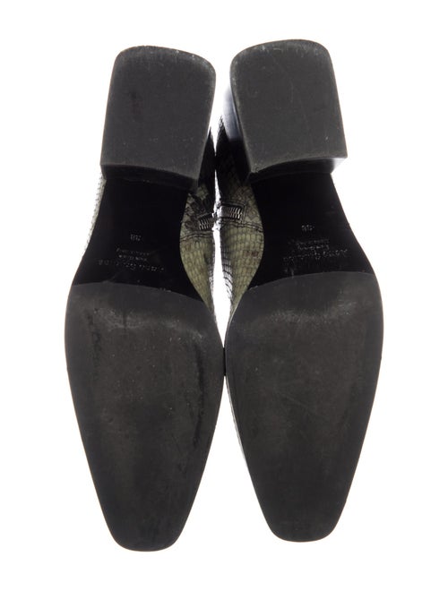 Acne Studios Snakeskin Animal Print Boots