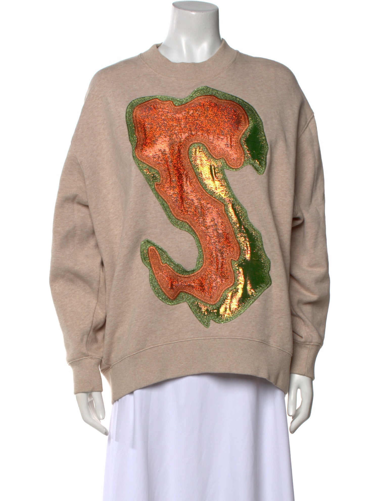 Acne Studios Graphic Print Crew Neck Sweatshirt