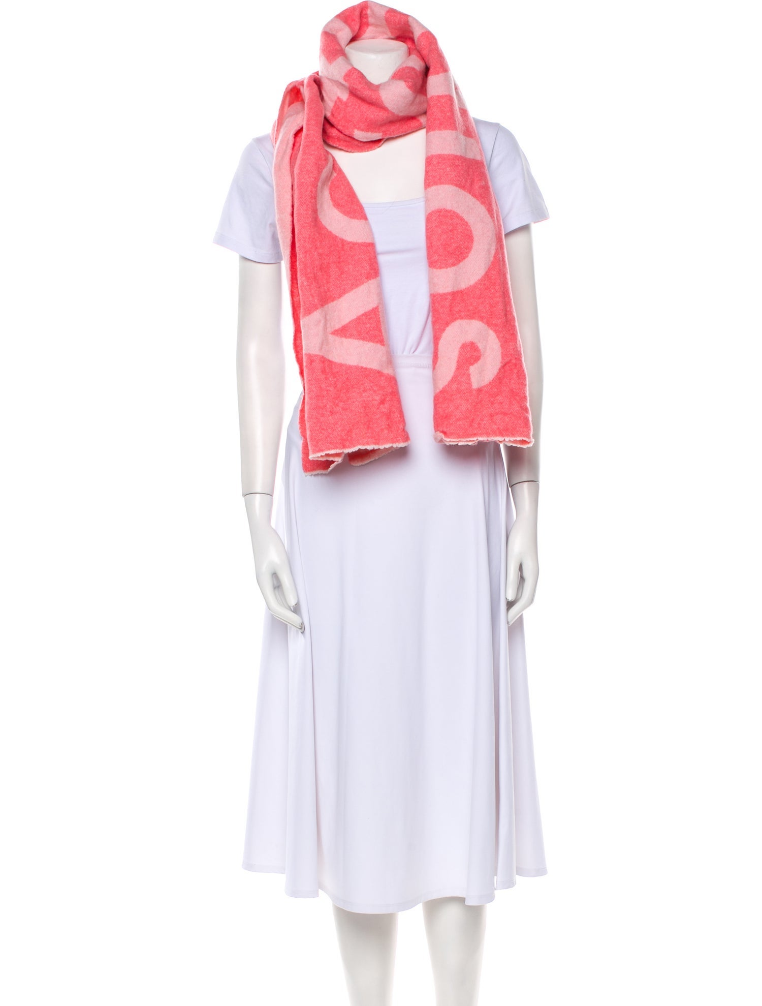 Acne Studios Wool Printed Scarf