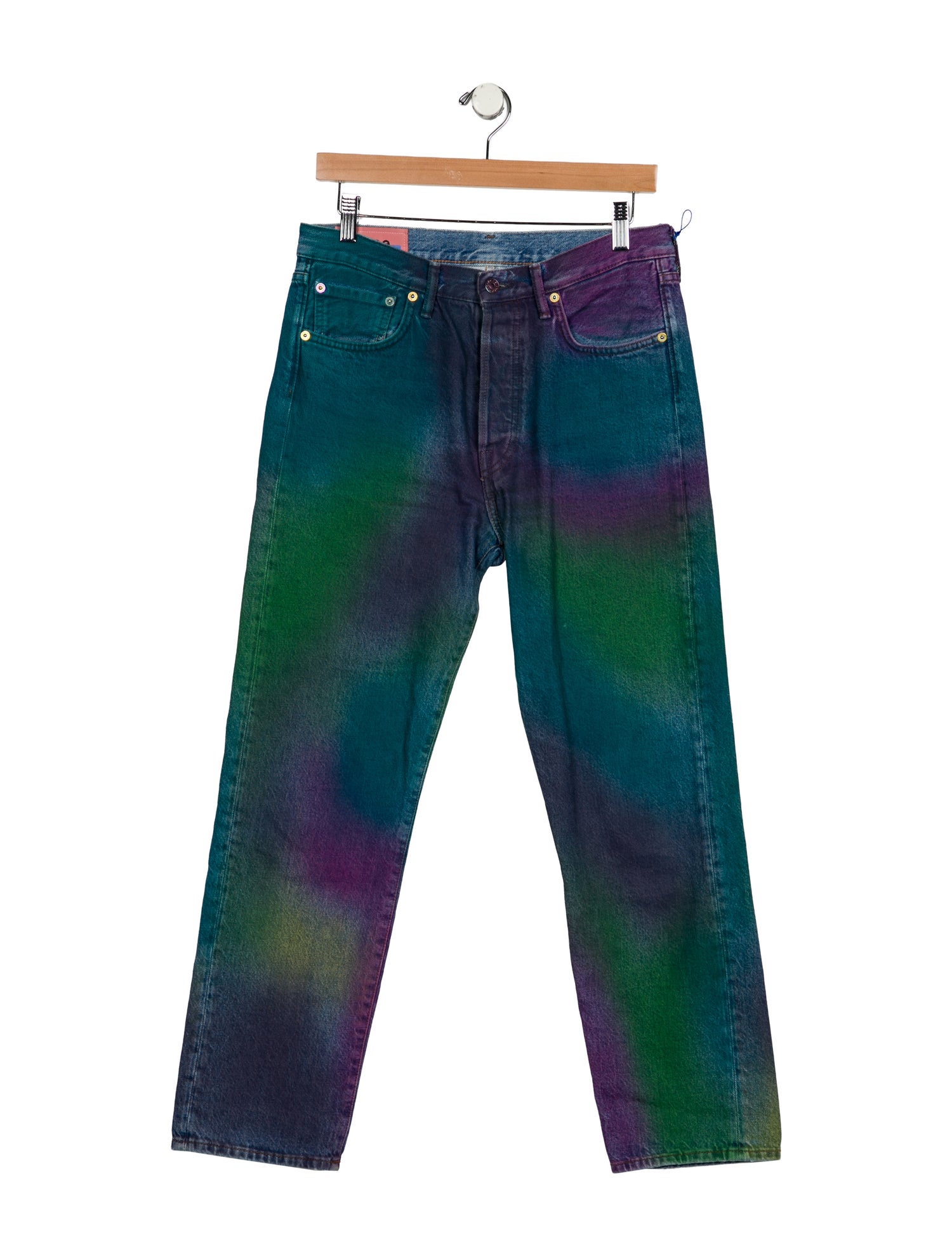 Acne Studios Blå Konst Straight-Leg Jeans w/ Tags
