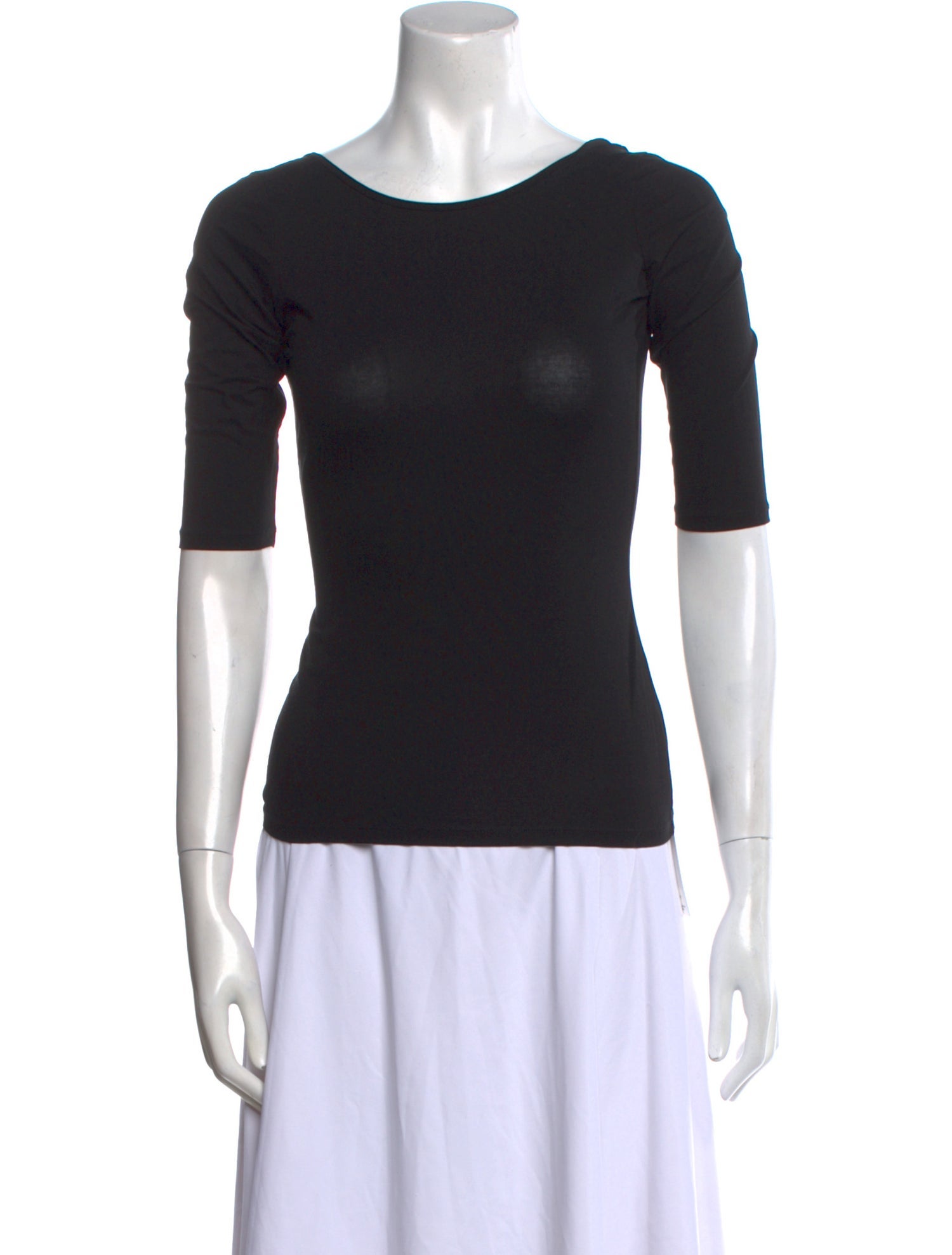 Acne Studios Bateau Neckline Short Sleeve T-Shirt