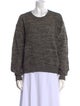 Acne Studios Linen Scoop Neck Sweater