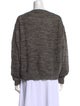 Acne Studios Linen Scoop Neck Sweater
