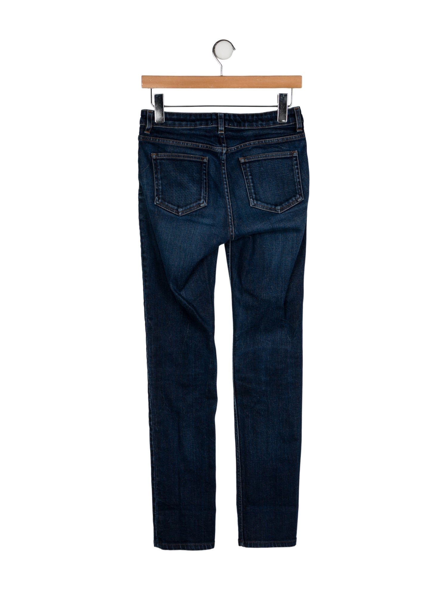 Acne Studios Mid-Rise Straight Leg Jeans