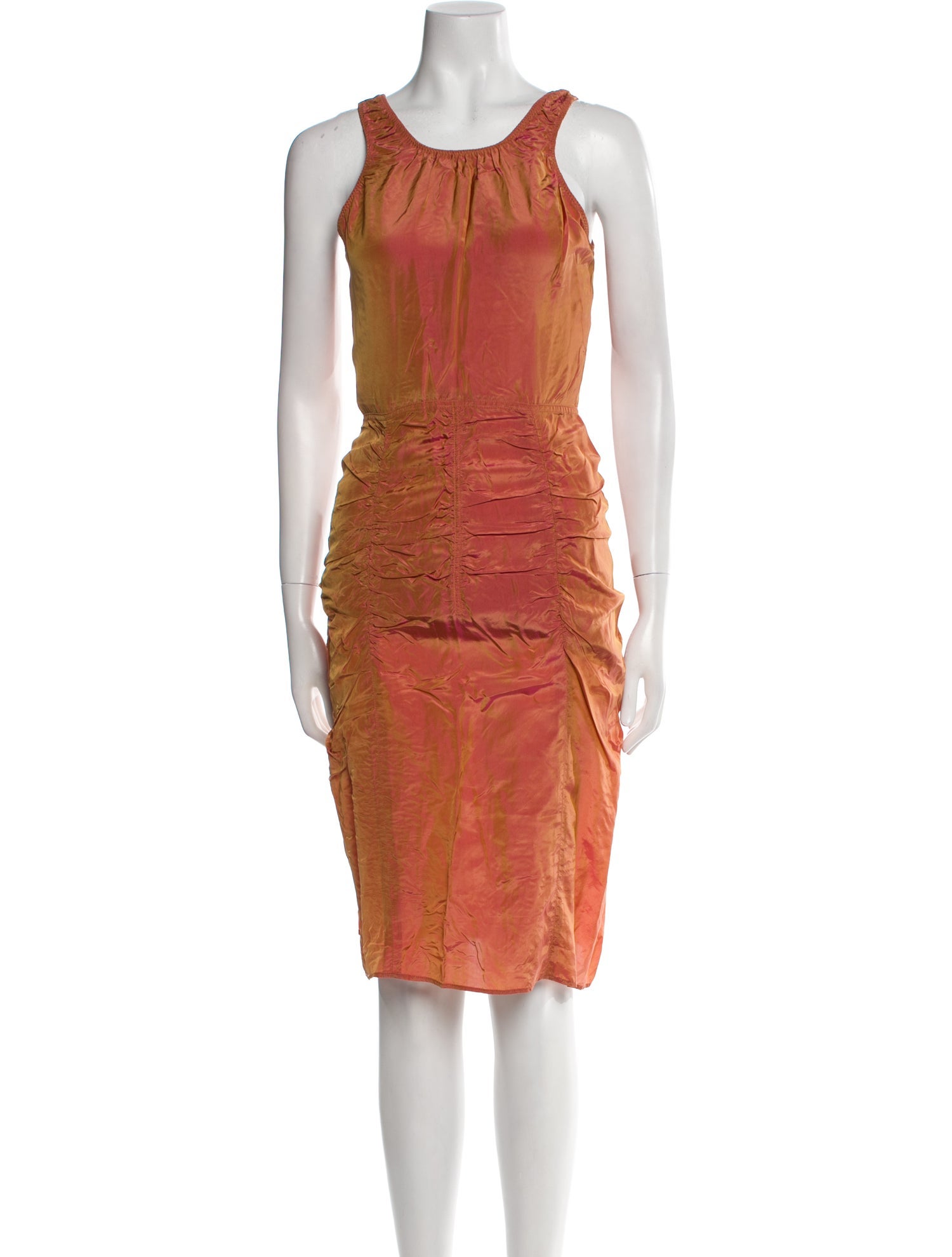 Acne Studios Scoop Neck Knee-Length Dress