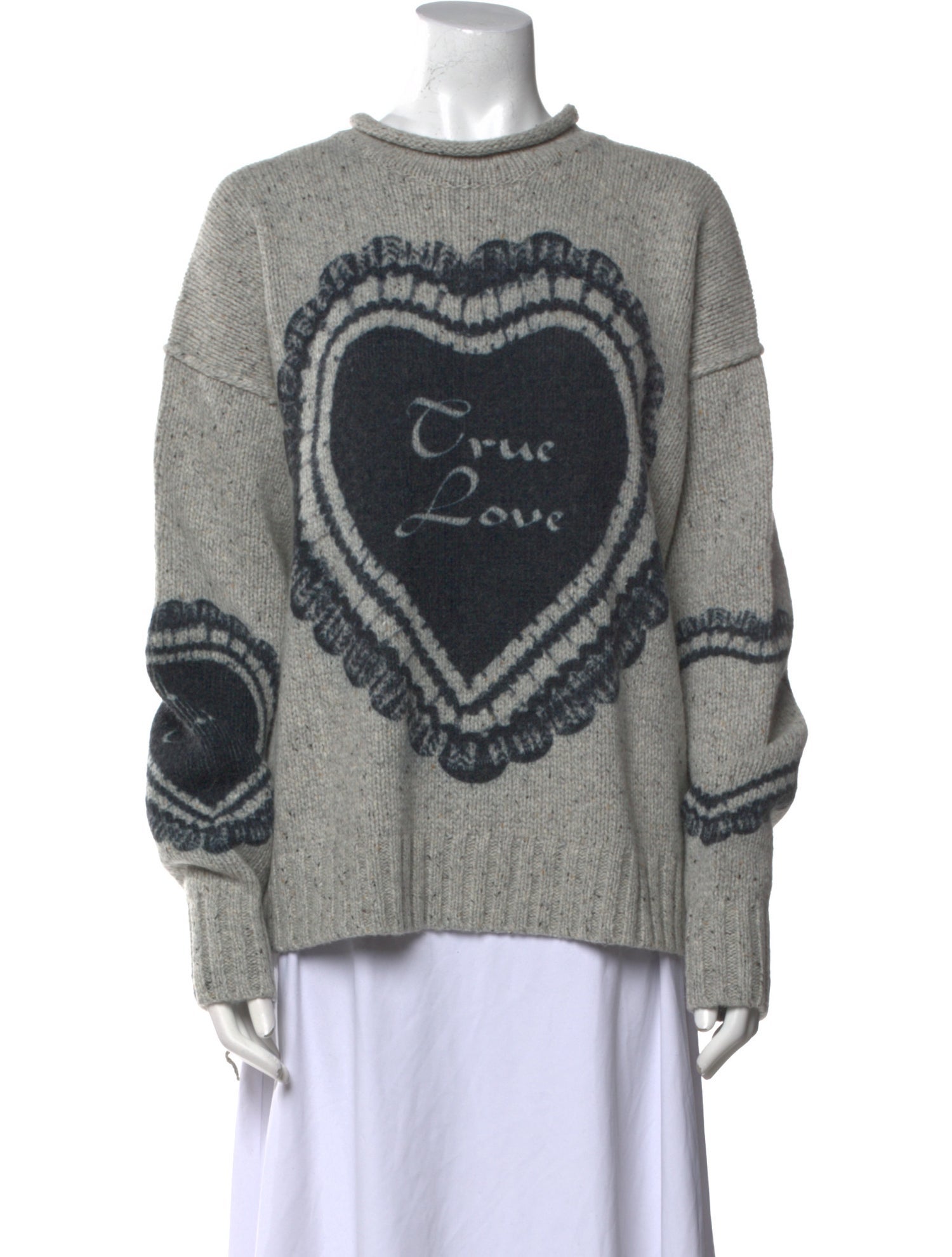 Acne Studios Wool Graphic Print Sweater