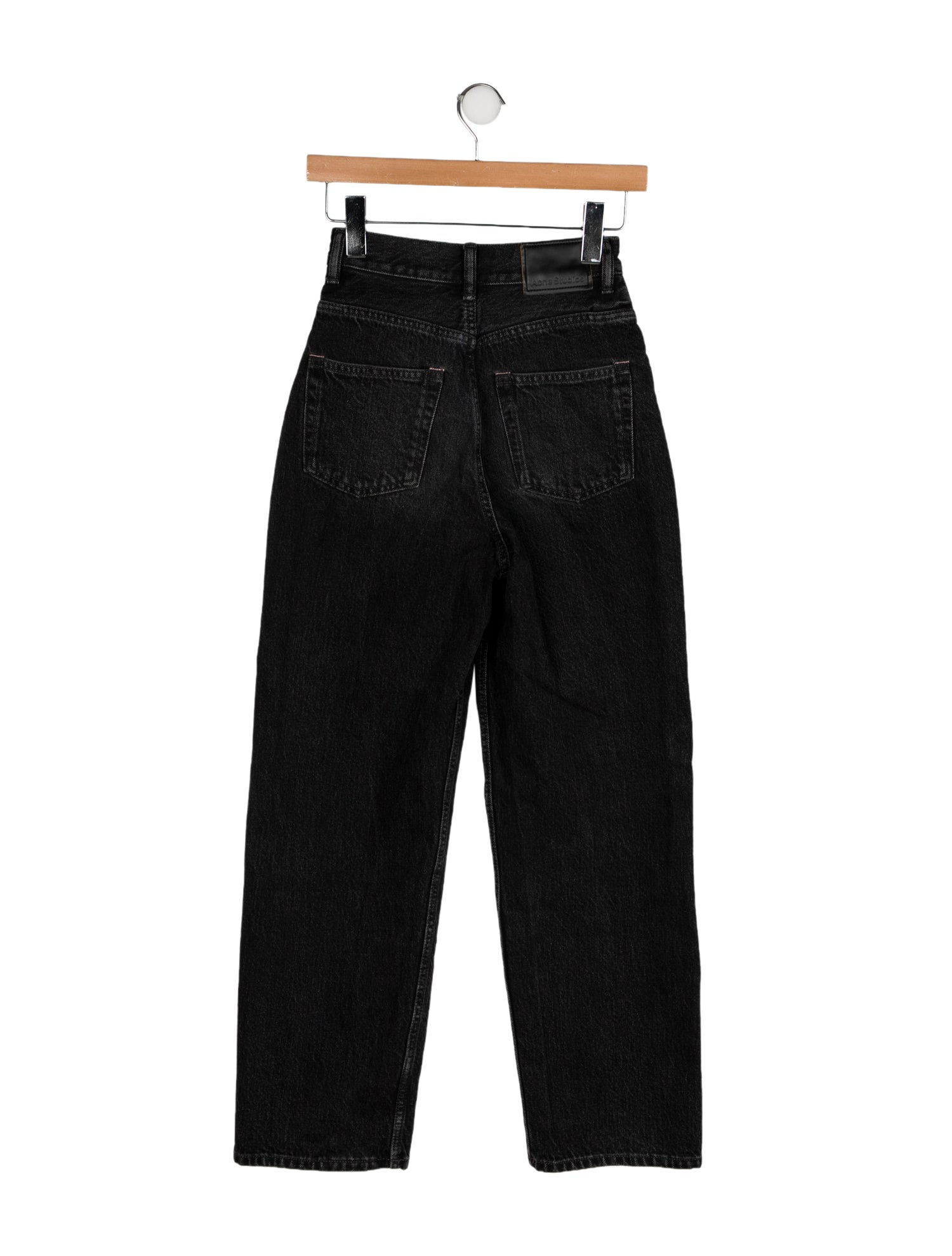 Acne Studios High-Rise Straight Leg Jeans