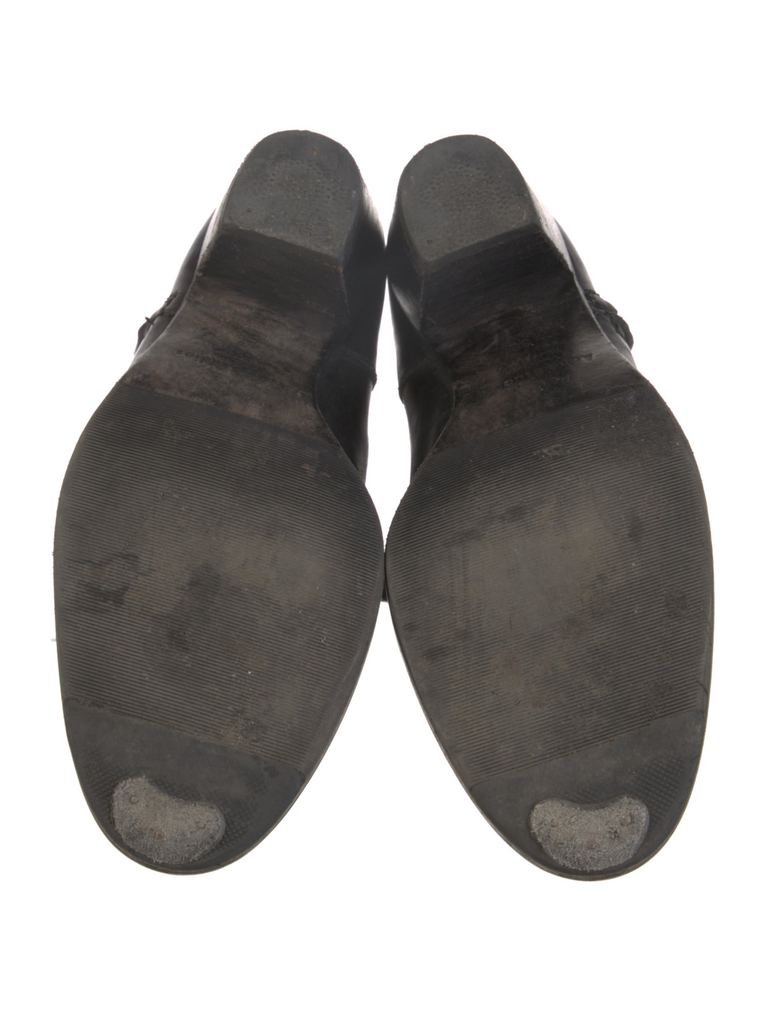 Acne Studios Leather Western Boots